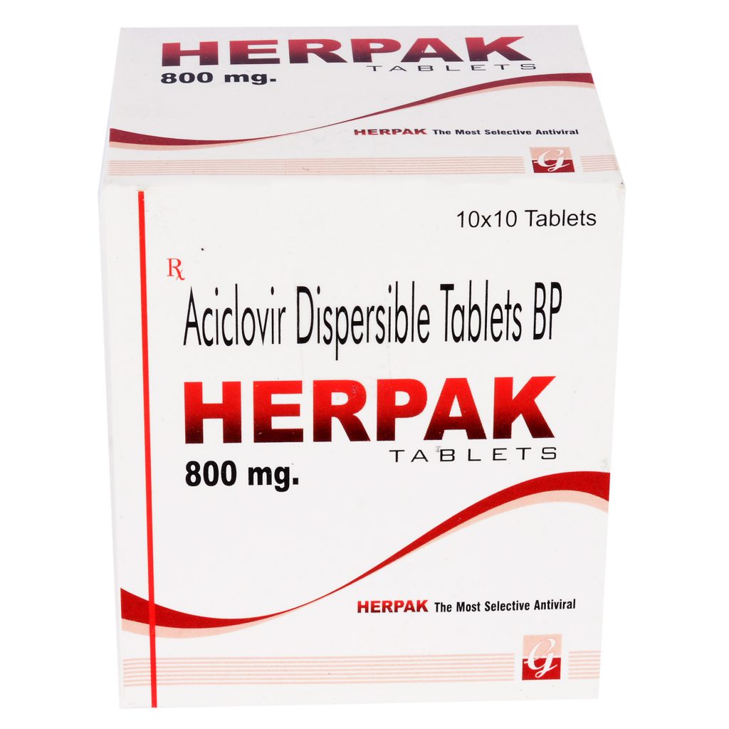 Herpak 800mg - Galcare